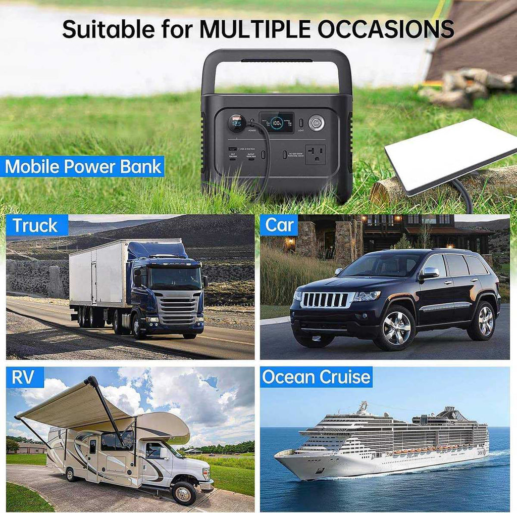 For Starlink Mini Car Charger DC Power Cable Cigarette Lighter 12V-48V with Digital Display Durable USB-C 140W USB-A 35W Ports