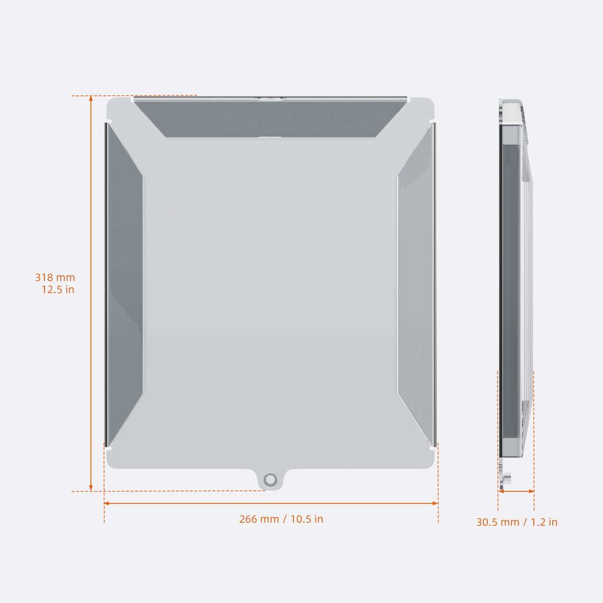 Premium Transparent PC Protective Cover for Starlink Mini Outdoor Case Starlink Mini case with Shockproof Design